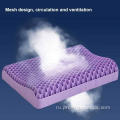 Треугольная отверстие плоская дизайн TPE Purple Pillow